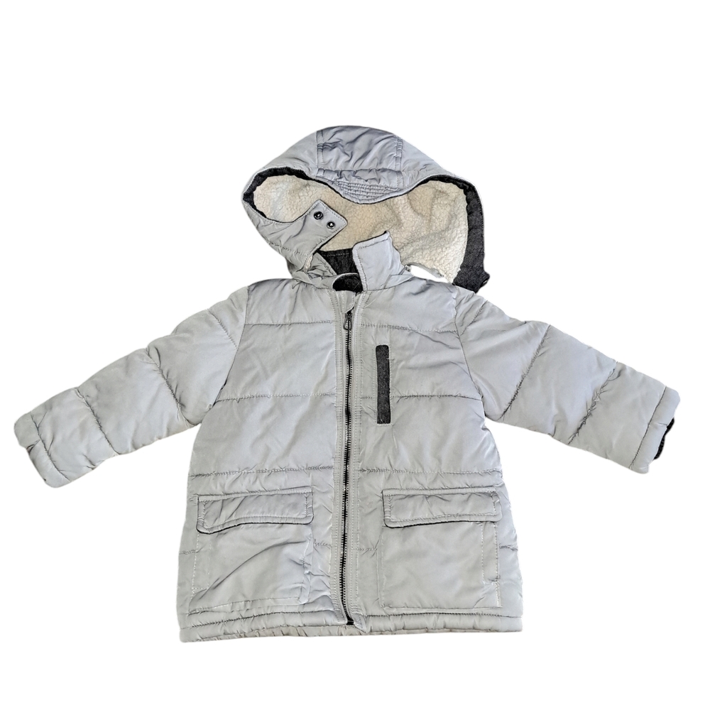Zara Kids Gray Puffer Jacket